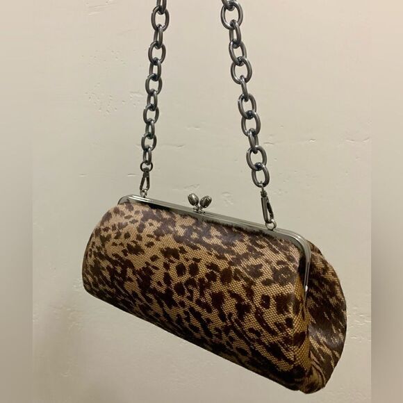 Handmade Real Hair On Calf-hide "Tulip" Kisslock Shoulder Bag & 2 Strap Styles - Picture 3 of 13